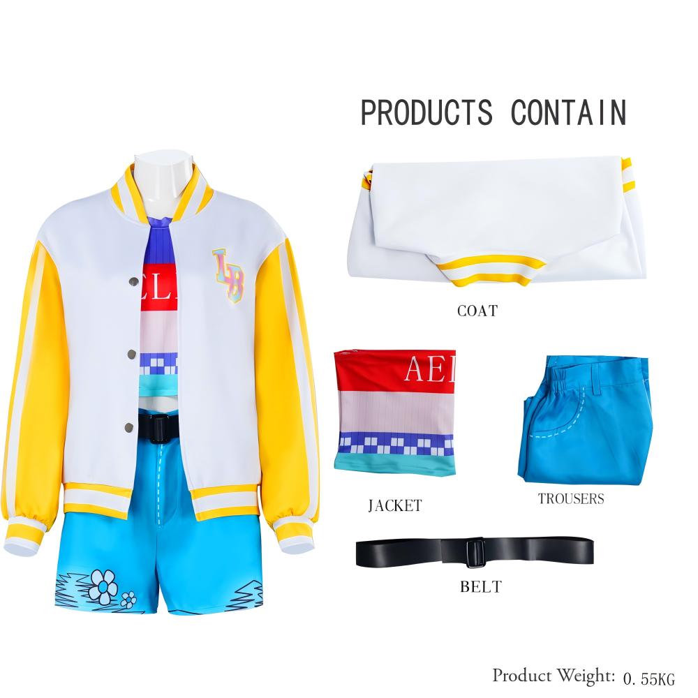 Identity V OPH Team Cheerleader Cosplay Costume – Full Set Esports Supporter Outfit