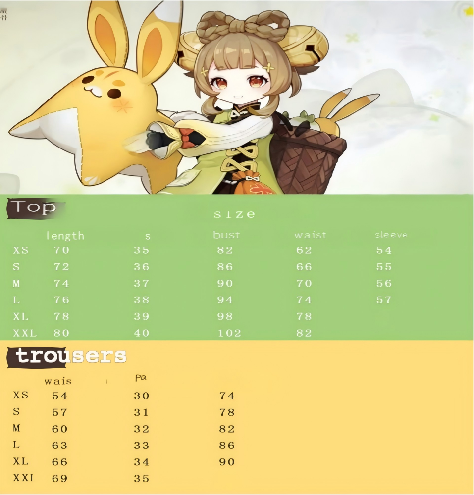 Genshin Impact Yaoyao Cosplay Costume for Women, Cute Lolita-Style Game Role-Playing Outfit with Basket