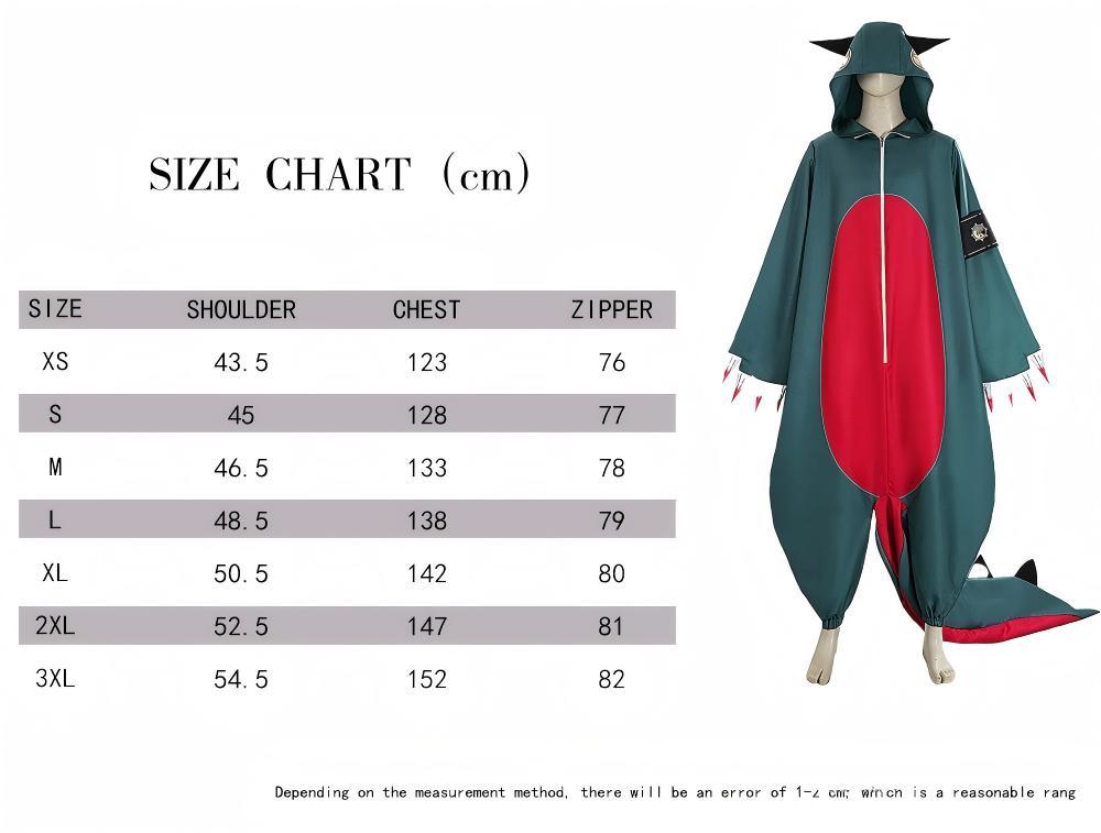 Gachiakuta Dragon Onesie Cosplay Costume – Anime Kigurumi Pajama Outfit